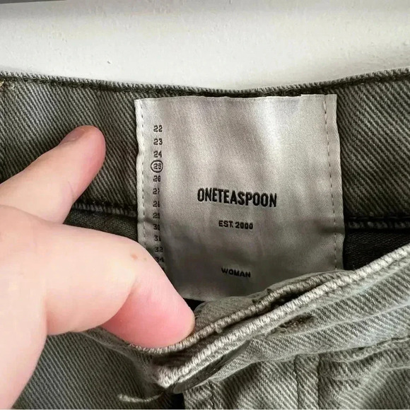 One Teaspoon Denim Shorts Cutoff Size 25 - Picture 4 of 6